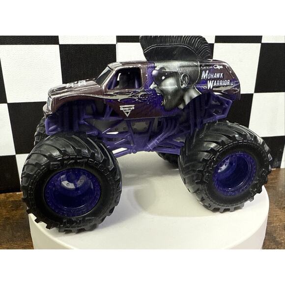 Hot Wheels Monster Jam Mohawk Warrior Great Clips Monster Truck 1:64 Diecast - Picture 1 of 9